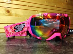 UNI LYŽIARSKE OKULIARE 3F VISON NAKED 2 NEON PINK